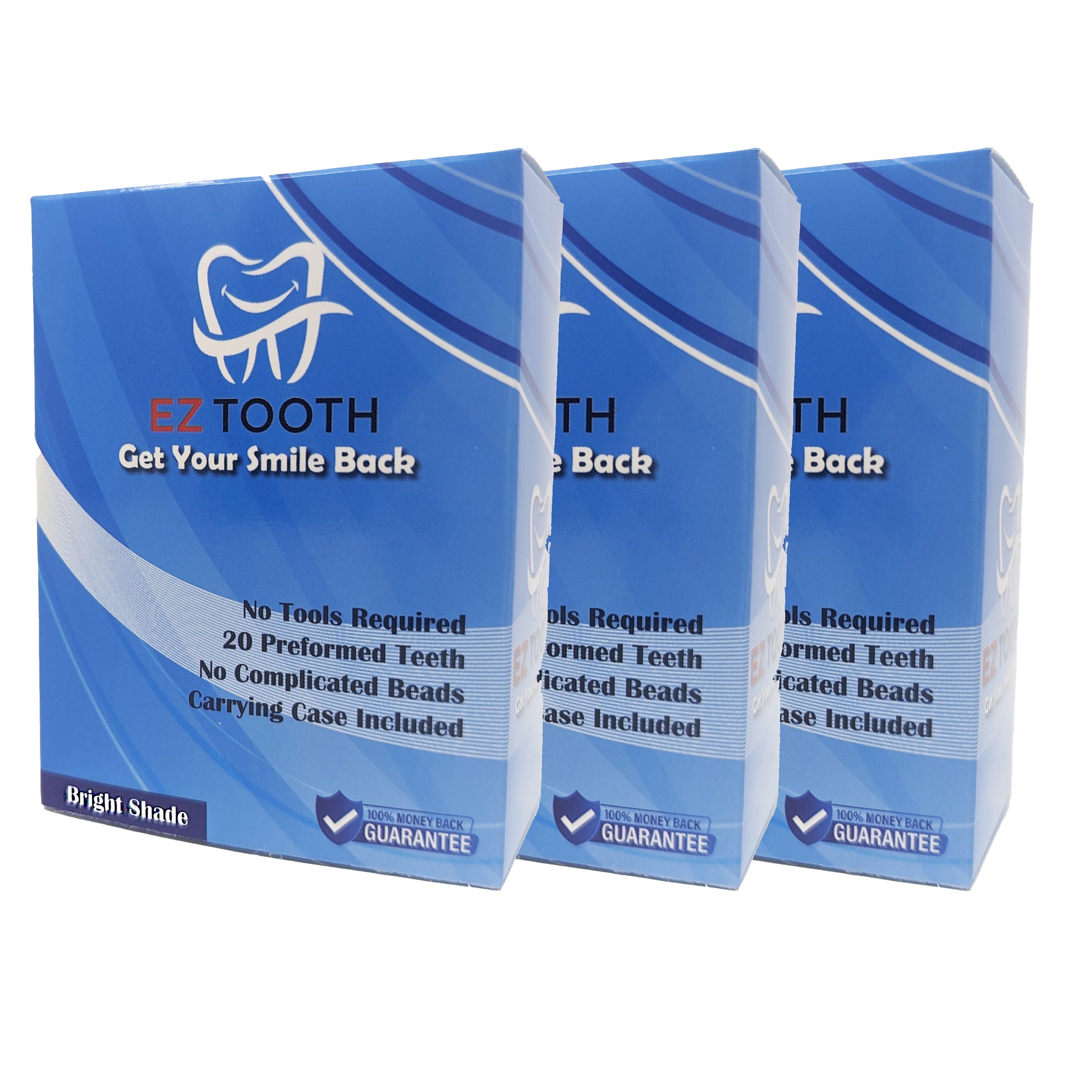 EZ Tooth - Preformed Temporary Teeth Available in Natural and Bright S